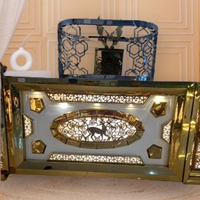 Stainless Steel LED Catering Counter